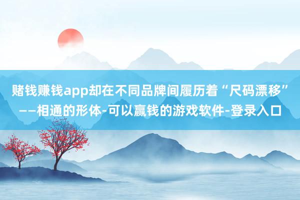 赌钱赚钱app却在不同品牌间履历着“尺码漂移”——相通的形体-可以赢钱的游戏软件-登录入口