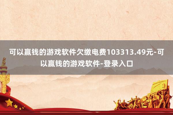 可以赢钱的游戏软件欠缴电费103313.49元-可以赢钱的游戏软件-登录入口